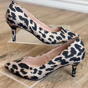 Cole Haan Women's The Go-to Park Pump 65mm Leopard Jacquard size 7B